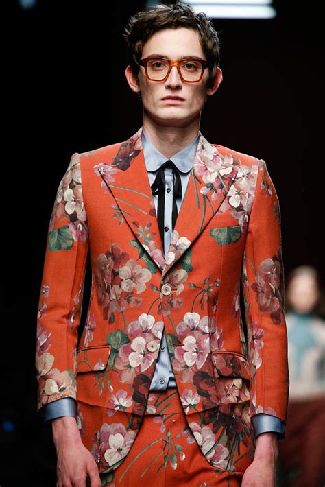 gucci green suit mens|gucci floral suit.